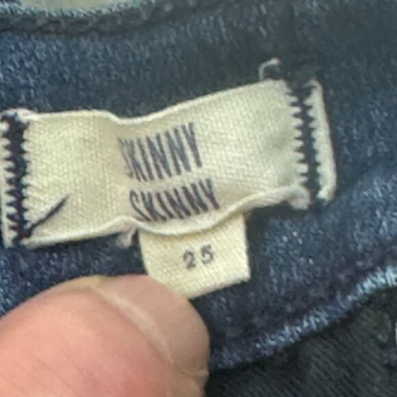 Madewell Skinny Skinny Mid Rise Ankle Zip Moto Style Jeans Sz‎ 25 - Picture 9 of 10